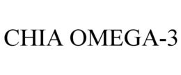 CHIA OMEGA-3 trademark