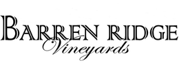 BARREN RIDGE VINEYARDS trademark