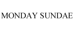 MONDAY SUNDAE trademark