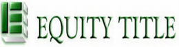E EQUITY TITLE trademark