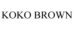 KOKO BROWN trademark