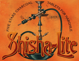 SHISHA-LITE FIVE STARS CHARCOAL TABLETSFOR NARGHILE trademark