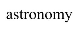 ASTRONOMY trademark
