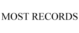 MOST RECORDS trademark