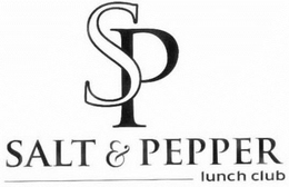 SP SALT & PEPPER LUNCH CLUB trademark