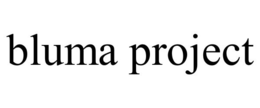 BLUMA PROJECT trademark