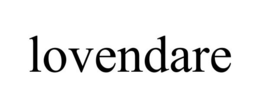 LOVENDARE trademark