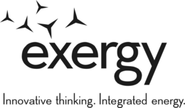 EXERGY INNOVATIVE THINKING. INTEGRATED ENERGY. trademark