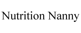 NUTRITION NANNY trademark