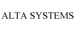 ALTA SYSTEMS trademark