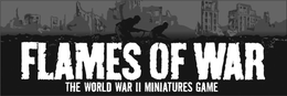 FLAMES OF WAR THE WORLD WAR II MINIATURES GAME trademark