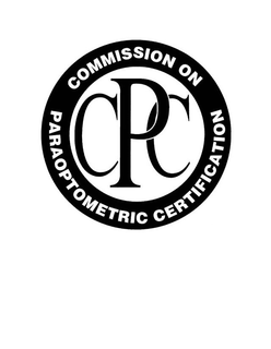 CPC COMMISSION ON PARAOPTOMETRIC CERTIFICATION trademark