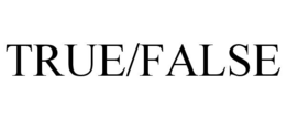 TRUE/FALSE trademark