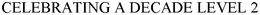 CELEBRATING A DECADE LEVEL 2 trademark