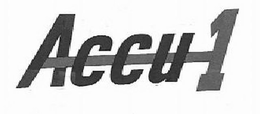 ACCU 1 trademark