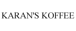 KARAN'S KOFFEE trademark