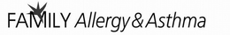 FAMILY ALLERGY & ASTHMA trademark