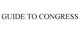GUIDE TO CONGRESS trademark
