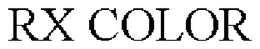 RX COLOR trademark