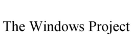 THE WINDOWS PROJECT trademark