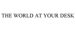 THE WORLD AT YOUR DESK trademark