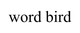 WORD BIRD trademark