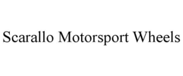 SCARALLO MOTORSPORT WHEELS trademark