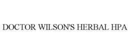 DOCTOR WILSON'S HERBAL HPA trademark