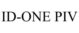 ID-ONE PIV trademark