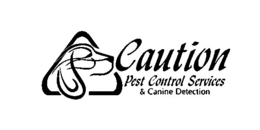 CAUTION PEST CONTROL SERVICES & CANINE DETECTION trademark