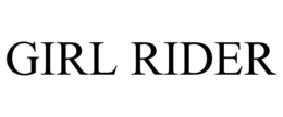 GIRL RIDER trademark