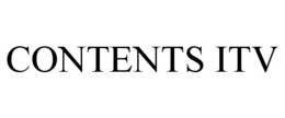 CONTENTS ITV trademark