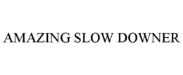 AMAZING SLOW DOWNER trademark