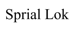 SPRIAL LOK trademark