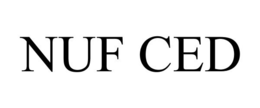 NUF CED trademark