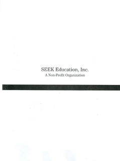 SEEK EDUCATION, INC. A NON-PROFIT ORGANIZATION trademark