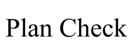 PLAN CHECK trademark