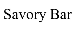 SAVORY BAR trademark