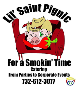 LIL' SAINT PIGNIC FOR A SMOKIN' TIME CATERING FROM PARTIES TO CORPORATE EVENTS 732-612-3077 trademark