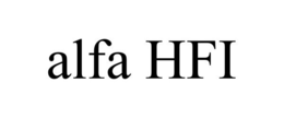 ALFA HFI trademark