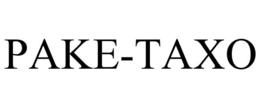 PAKE-TAXO trademark