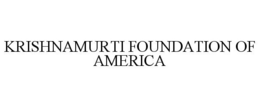 KRISHNAMURTI FOUNDATION OF AMERICA trademark