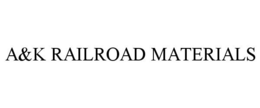 A&K RAILROAD MATERIALS trademark