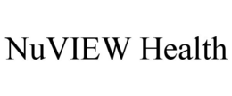 NUVIEW HEALTH trademark
