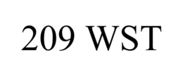 209 WST trademark