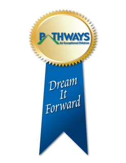 PATHWAYS FOR EXCEPTIONAL CHILDREN DREAM IT FORWARD trademark