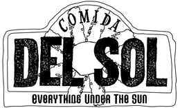 DEL SOL COMIDA EVERYTHING UNDER THE SUN trademark