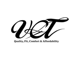 VCT QUALITY, FIT, COMFORT & AFFORDABILITY trademark