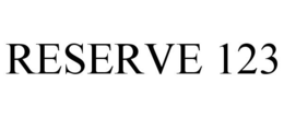 RESERVE 123 trademark