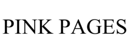 PINK PAGES trademark